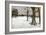 Snow Scene, C.1918 (Oil on Panel)-Charles Sims-Framed Giclee Print