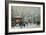 Snow Scene in Paris-Eugene Galien-Laloue-Framed Giclee Print