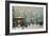 Snow Scene in Paris-Eugene Galien-Laloue-Framed Giclee Print