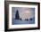 Snow Scenery, Conifers, the Sun, Cloudies, Dusk, Germany, Winter Scenery, Trees, Snow, Frost-Herbert Kehrer-Framed Photographic Print