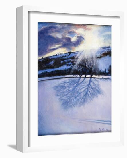 Snow Shadows, 2009-Tilly Willis-Framed Giclee Print