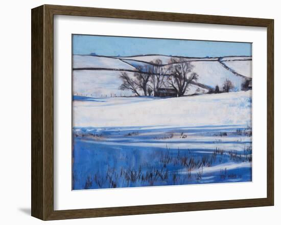 Snow Shadows, 2010-Tilly Willis-Framed Giclee Print