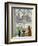 Snow Shadows and Cat-Timothy Easton-Framed Giclee Print