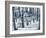 Snow Shadows Silvertones-Gordon Semmens-Framed Photographic Print