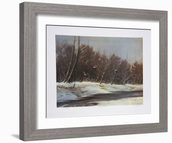 Snow Shadows-M^ Barker-Framed Collectable Print