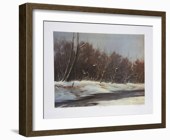 Snow Shadows-M^ Barker-Framed Collectable Print