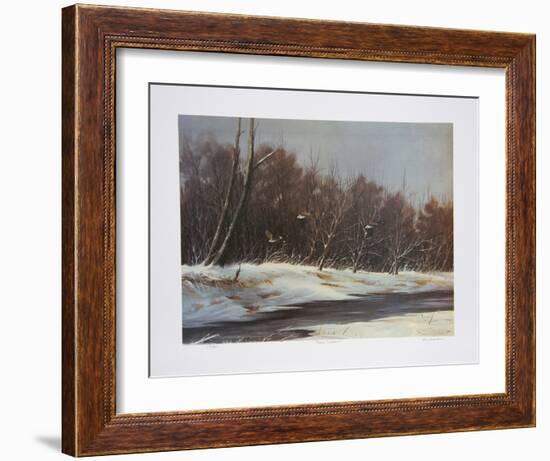 Snow Shadows-M^ Barker-Framed Collectable Print