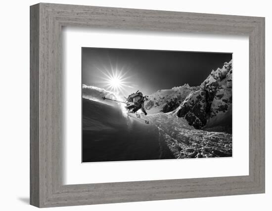 Snow splash over the edge-Sandi Bertoncelj-Framed Photographic Print