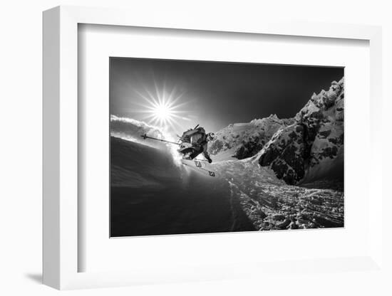 Snow splash over the edge-Sandi Bertoncelj-Framed Photographic Print