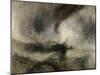 Snow Storm: Steam-Boat Off a Harbour's Mouth-J.M.W. Turner-Mounted Giclee Print