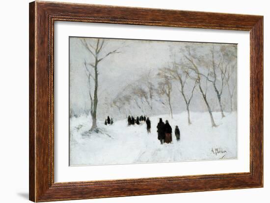 Snow Storm-Anton Mauve-Framed Giclee Print