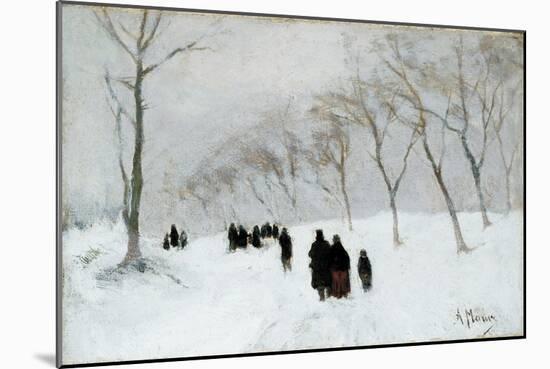 Snow Storm-Anton Mauve-Mounted Giclee Print