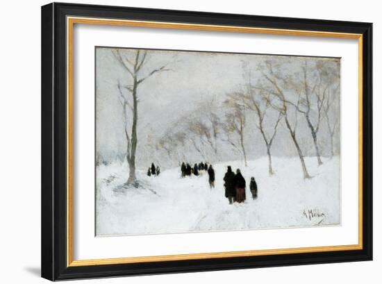 Snow Storm-Anton Mauve-Framed Giclee Print