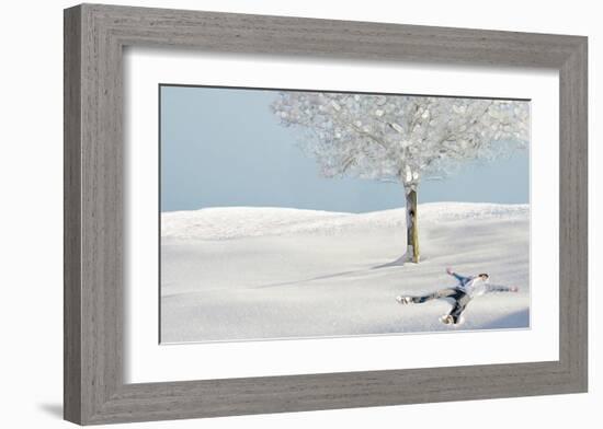 Snow That Lies Silent-Nancy Tillman-Framed Art Print