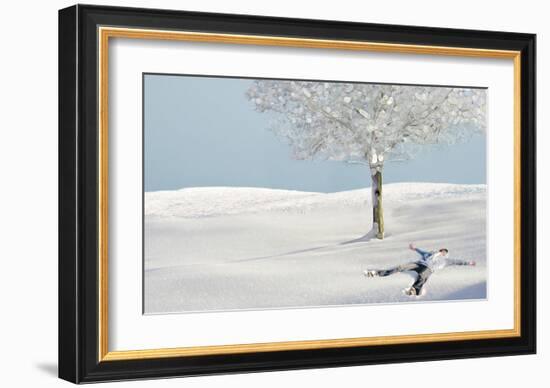 Snow That Lies Silent-Nancy Tillman-Framed Art Print