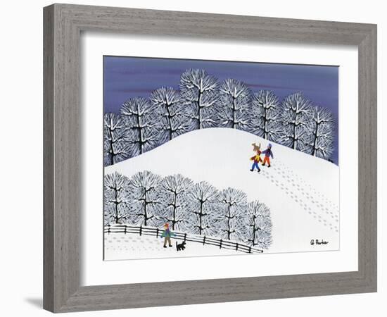 Snow Treck-Gordon Barker-Framed Giclee Print