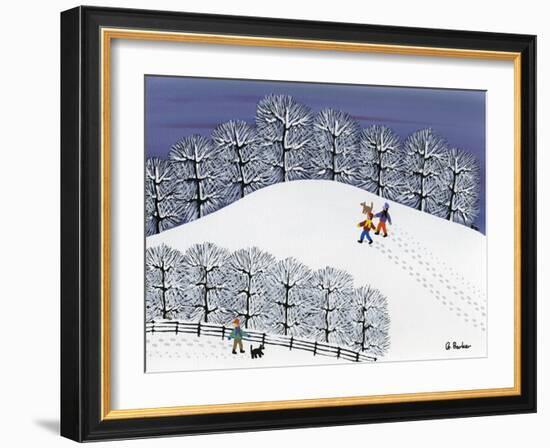 Snow Treck-Gordon Barker-Framed Giclee Print