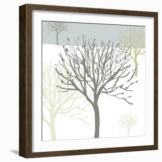 Snow Tree I-Sarah Cheyne-Framed Giclee Print