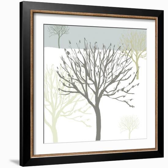 Snow Tree I-Sarah Cheyne-Framed Giclee Print