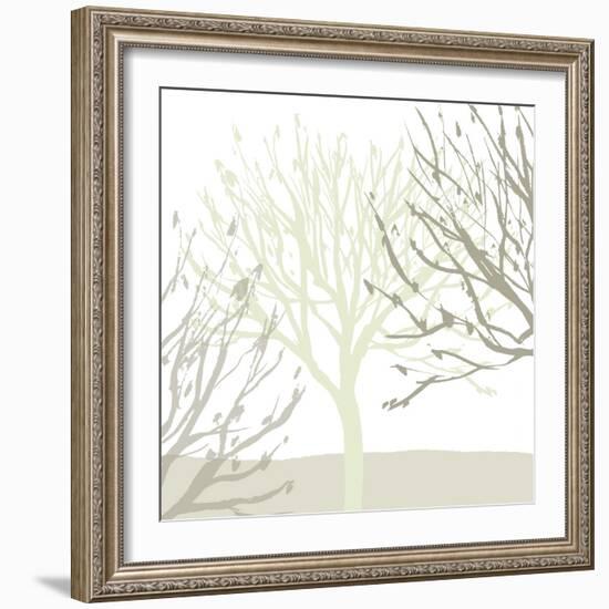 Snow Tree III-Sarah Cheyne-Framed Giclee Print