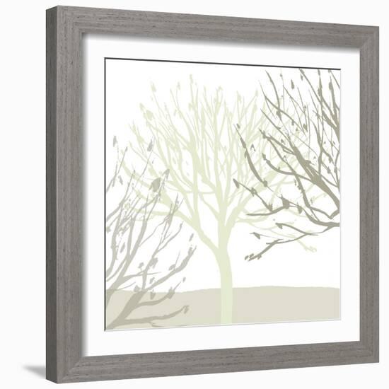 Snow Tree III-Sarah Cheyne-Framed Giclee Print