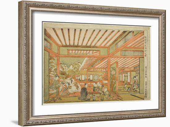 Snow-Viewing Entertainment, C.1771-Utagawa Toyoharu-Framed Giclee Print