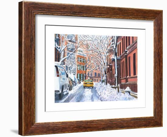 Snow, West Village, NYC, 2012-Anthony Butera-Framed Giclee Print