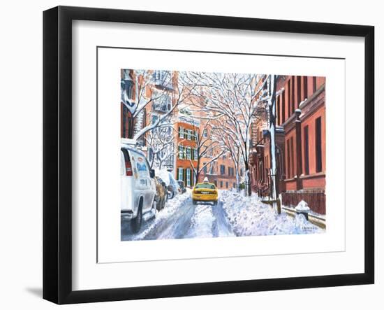 Snow, West Village, NYC, 2012-Anthony Butera-Framed Giclee Print