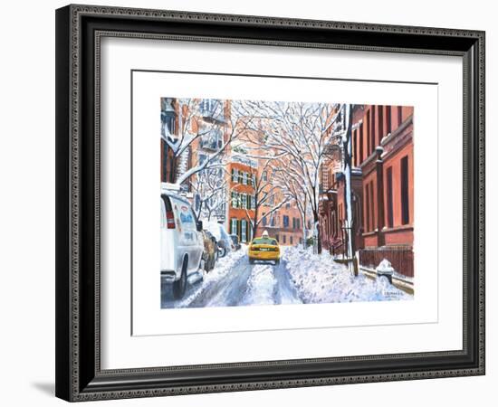 Snow, West Village, NYC, 2012-Anthony Butera-Framed Giclee Print