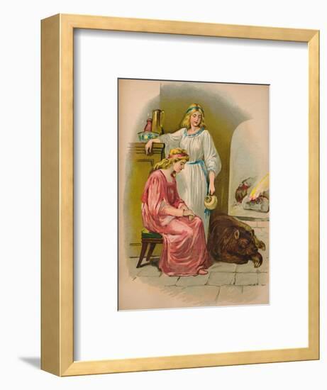 'Snow-white and Rose-red', 1903-Unknown-Framed Giclee Print