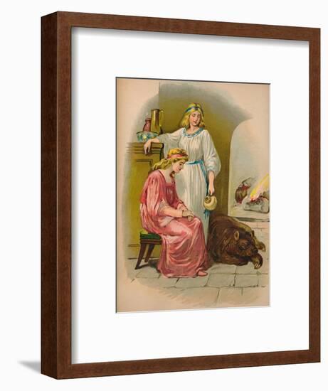 'Snow-white and Rose-red', 1903-Unknown-Framed Giclee Print