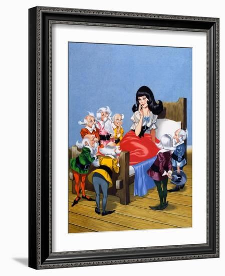 Snow-White and the Seven Dwarfs-Ron Embleton-Framed Giclee Print