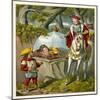 Snow White in Glass Case-null-Mounted Art Print
