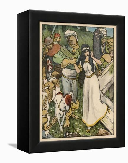 Snow White Miraculously Comes Back to Life and is Reunited with Her Prince-Willy Planck-Framed Stretched Canvas