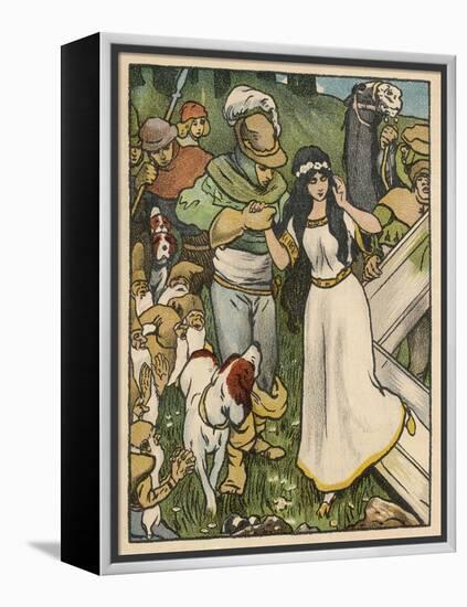 Snow White Miraculously Comes Back to Life and is Reunited with Her Prince-Willy Planck-Framed Stretched Canvas