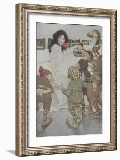 Snow White-Jessie Willcox-Smith-Framed Giclee Print