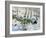 Snow Wolf-Bill Makinson-Framed Giclee Print