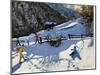 Snowballers, Zermatt-Andrew Macara-Mounted Giclee Print