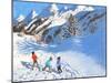 Snowballing, La Clusaz, France-Andrew Macara-Mounted Giclee Print
