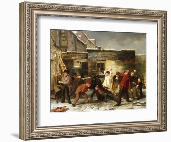 Snowballing-William Henry Knight-Framed Giclee Print