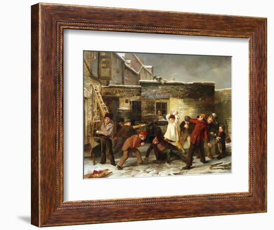 Snowballing-William Henry Knight-Framed Giclee Print