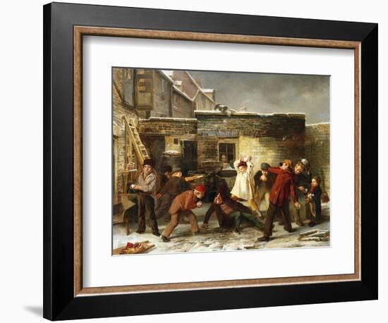 Snowballing-William Henry Knight-Framed Giclee Print