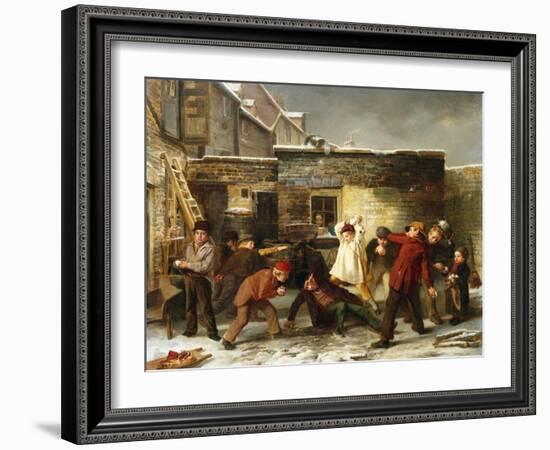 Snowballing-William Henry Knight-Framed Giclee Print