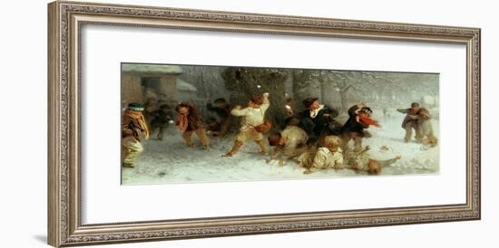 Snowballing-John Morgan-Framed Giclee Print