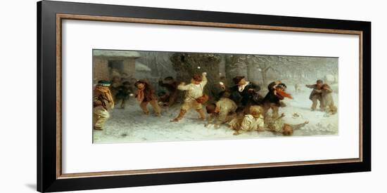 Snowballing-John Morgan-Framed Giclee Print