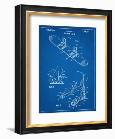 Snowboard Patent-null-Framed Premium Giclee Print