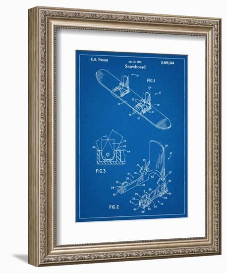 Snowboard Patent-null-Framed Art Print