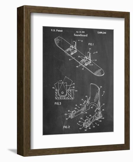 Snowboard Patent-null-Framed Premium Giclee Print