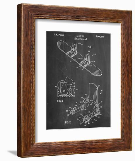 Snowboard Patent-null-Framed Premium Giclee Print