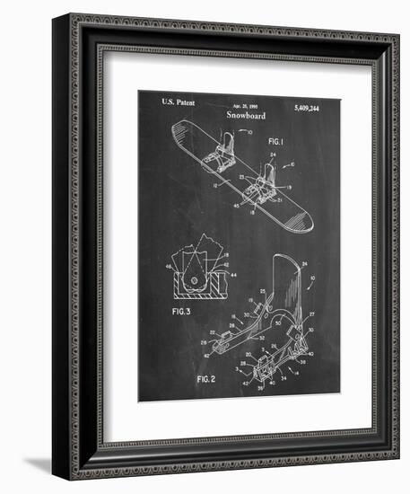 Snowboard Patent-null-Framed Premium Giclee Print